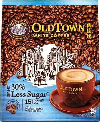 QP OLDTOWN WHITE COFFEE 3 IN 1 (LESS SUGAR) - 35G X 15'S