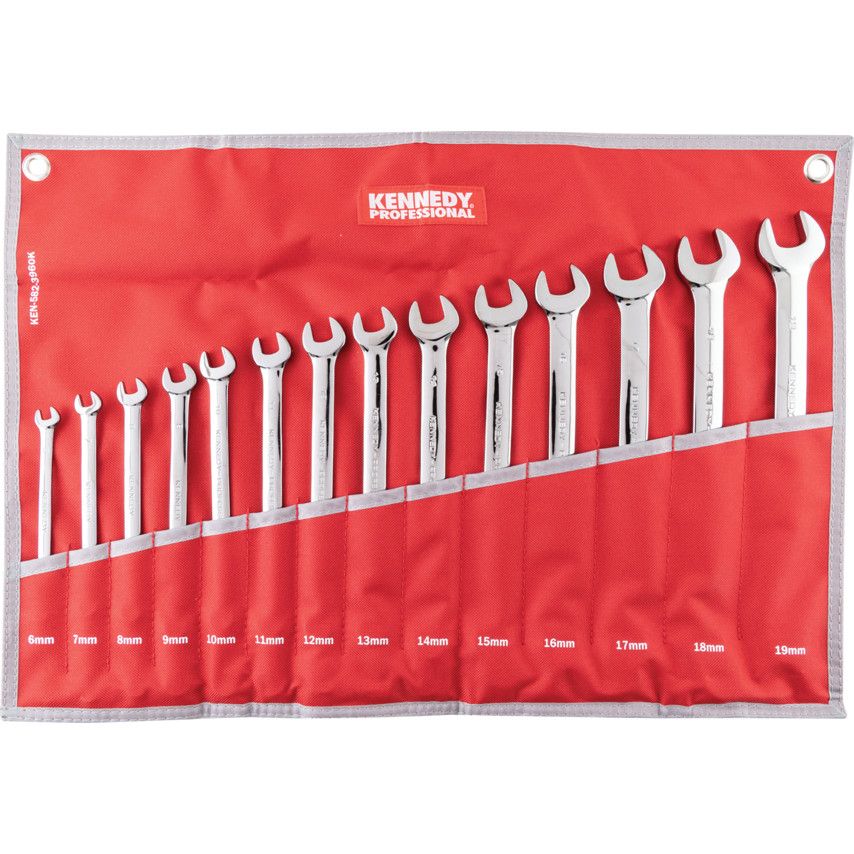 Others *KENNEDY 6-19mm PROFESSIONAL COMBINATION SPANNER SET 14PC KEN5823960K