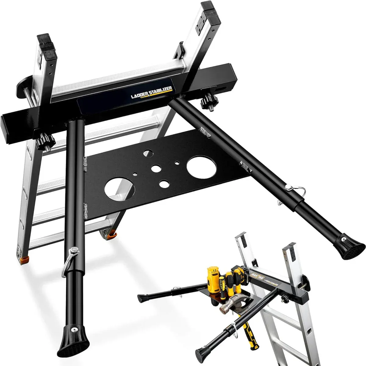 Others *Ladder Stabilizer For Roof Ladder Standoff 22-29.5inch Extension Ladder