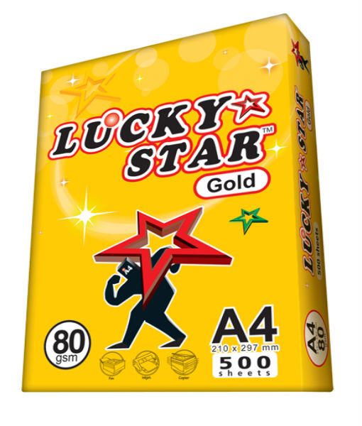 LUCKY STAR PAPER A4 80G 500’S
