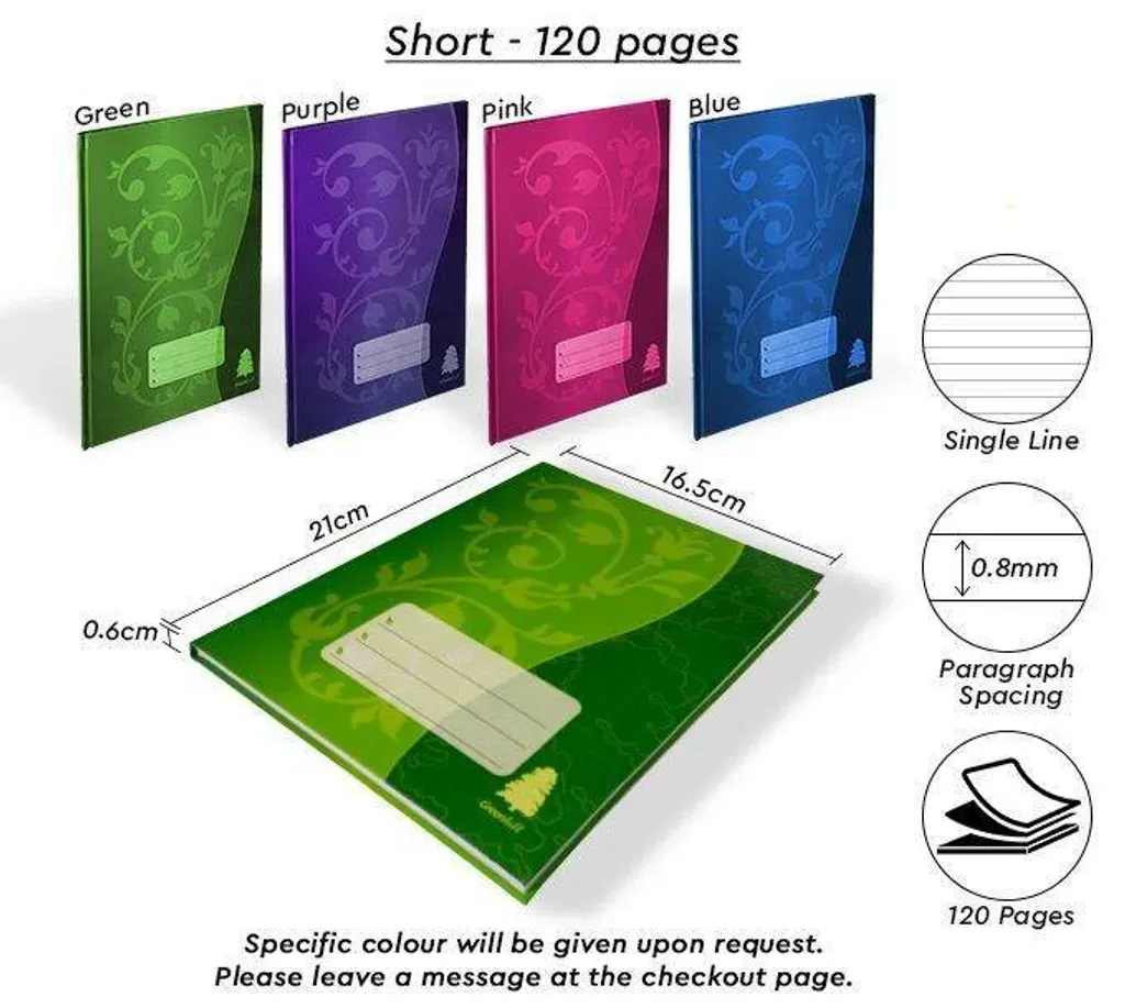 QP SMALL LOG BOOK F4 400 PAGES