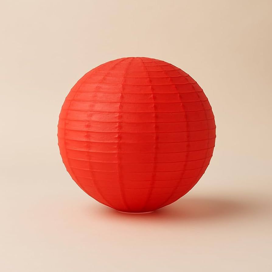 QP PAPER ROUND BALL LANTERN 10"