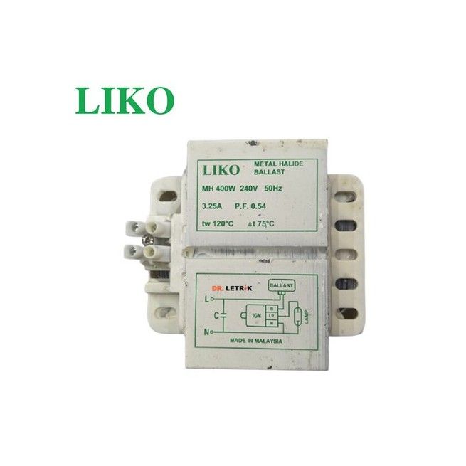 LIKO SODIUM HALIDE BALAST CHOKE / 250W / 400W