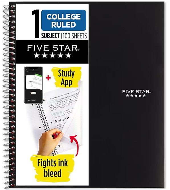 STAR STANDARD OFFICE NOTEBOOK 8.5 X 11 INCHES