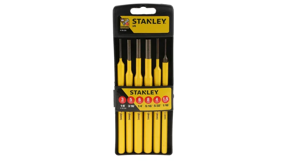 Others *Stanley 6-Piece Punch Set, Pin Punch, 1.5 ? 3 mm Shank