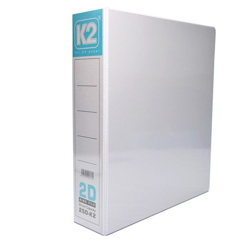 Others *FILE- K2 40MM 2D WHITE PVC INSERT FILE A4