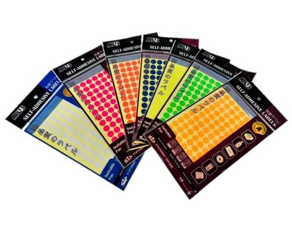 SELF-ADHESIVE LABEL STICKER ALL SIZE (COLOR) 1 Pack @ 10 Sheets *FAST LOCAL SUPPLIER
