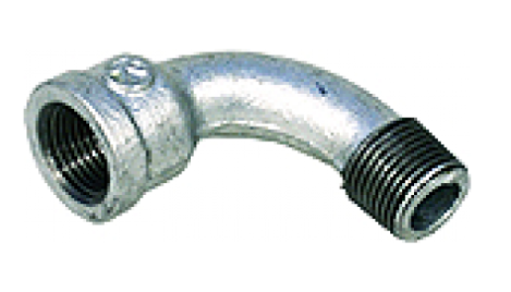 ATKC Galvanized Iron (GI) Fittings Short Bend 1"