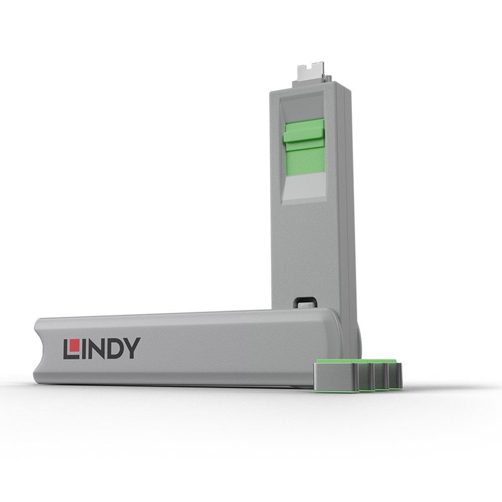 Others *Lindy Type C PORT Blocker Key Green Pack of 4
