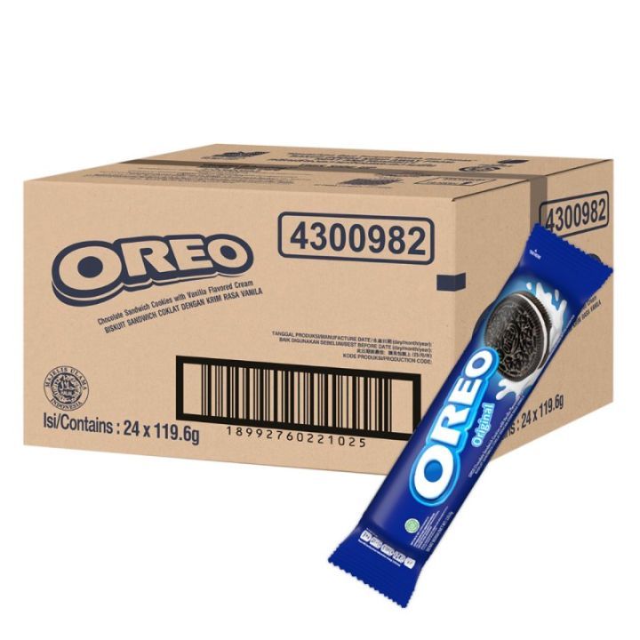 OREO SANDWICH KRIM VANILA 24 X 110.4G