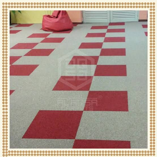 QP Carpet Tiles DX Plain (5mm) - Harga Bekal