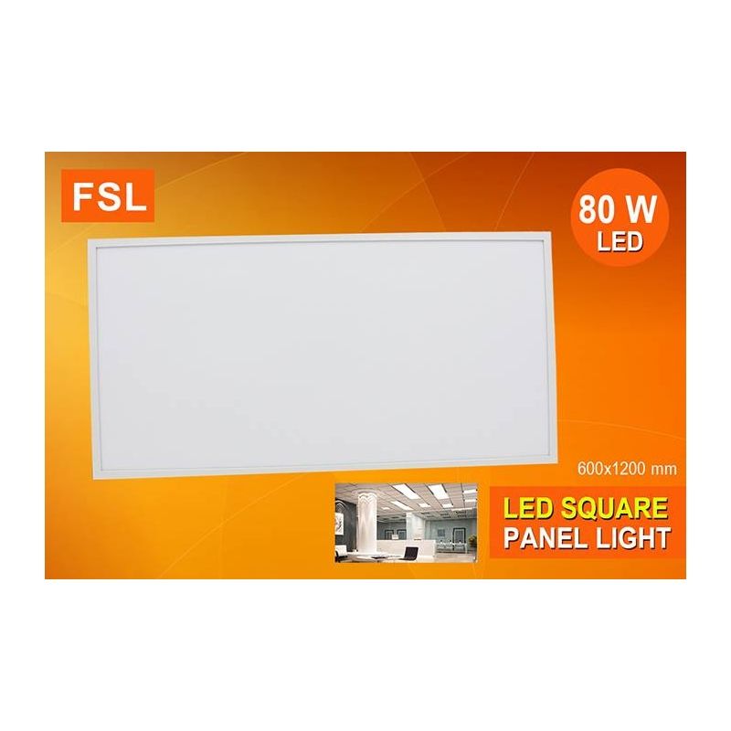 FSL LED PANEL LIGHT 80W BACKLIT 3000/4000/6500 (2ft x 4ft)