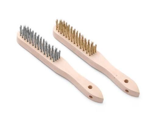 Wire Brush Set Brass & Steel