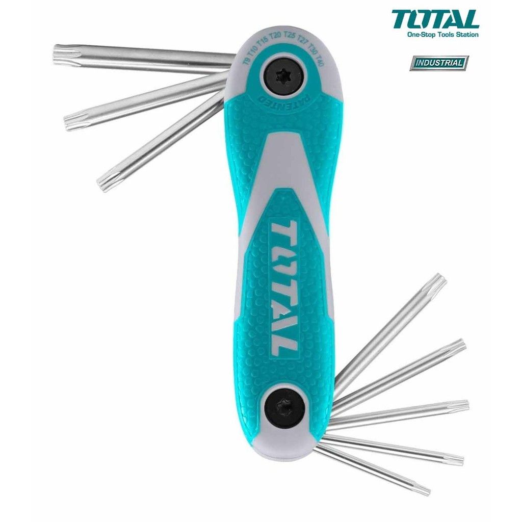 TOTAL - Torx Key 8pcs (Size:T9-T40) - (T-THT1061846) / Torx Key / ALLEN KEY