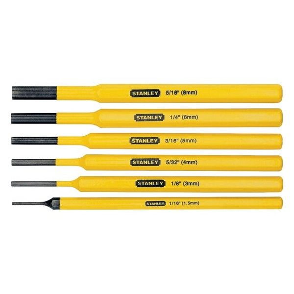Stanley 16-226 6 Pcs Pin Punch Set
