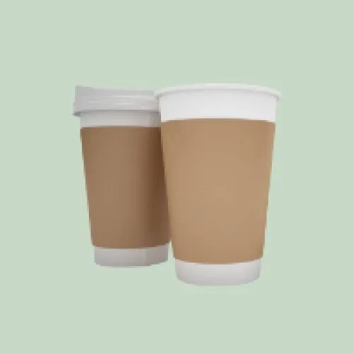 MALEX 8oz DW HOT PAPER CUP - PLAIN