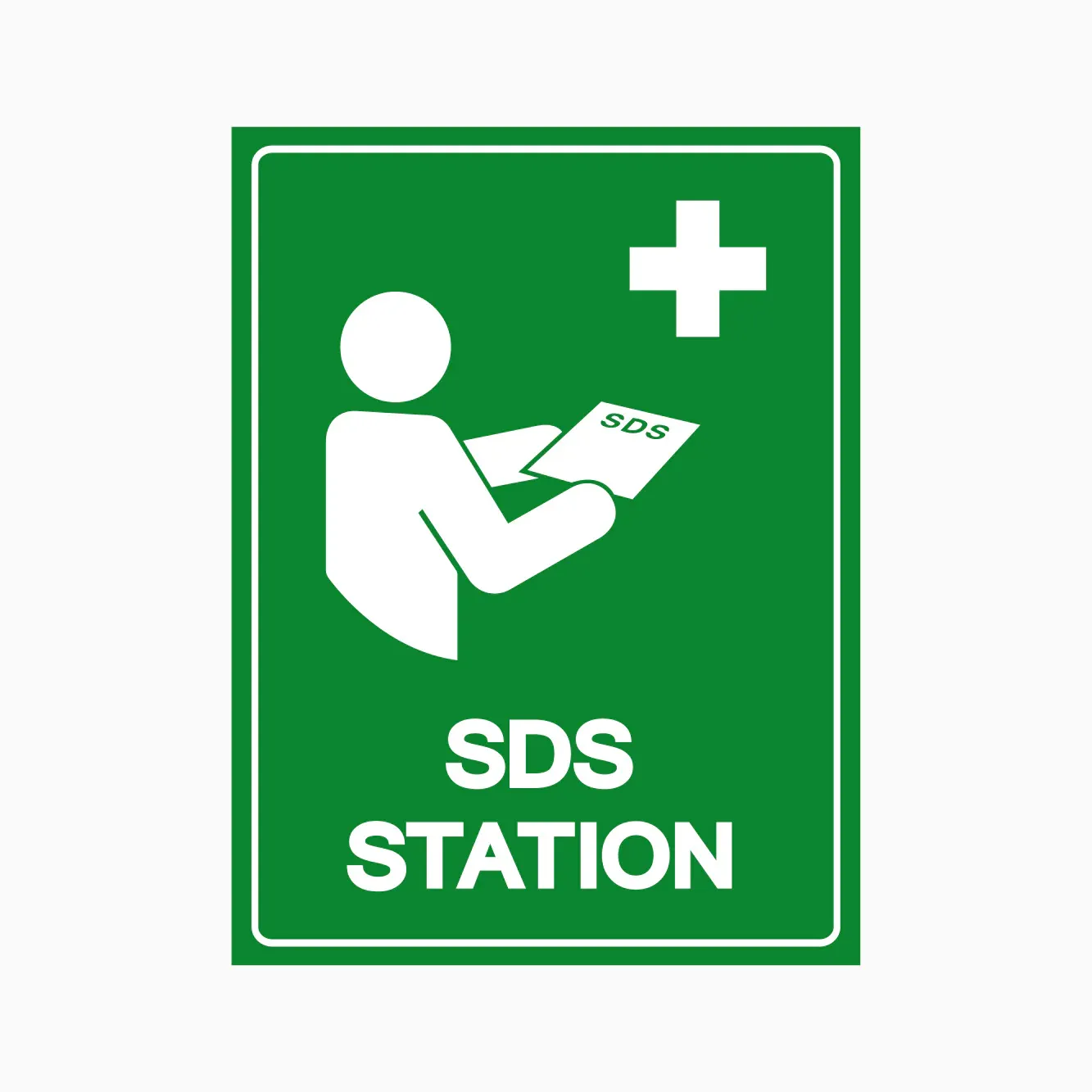 SDS STATION SIGN/SIGNBOARD/HIGH IMPACT PVC