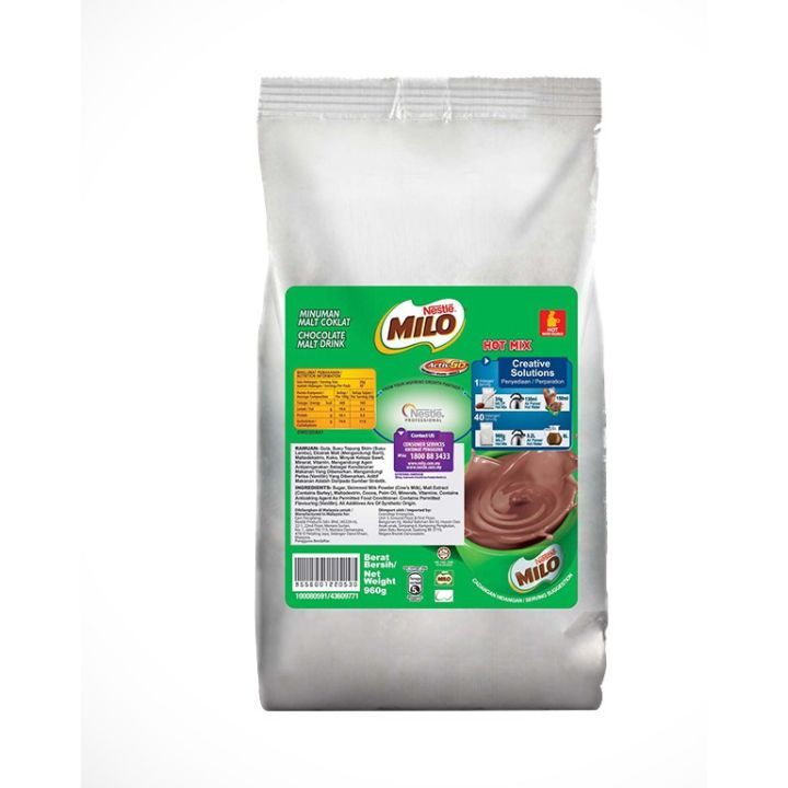 QP Milo Hot Premix Soft Pack (960gm)