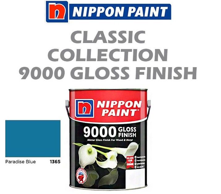 Nippon 9000 Gloss Finish - Paradise Blue 1365