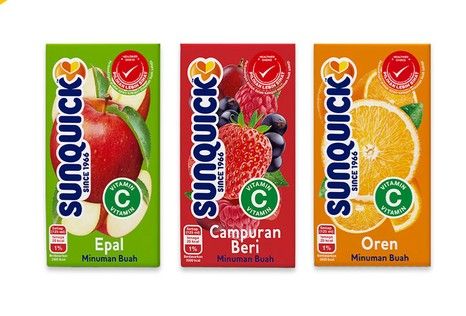 SUNQUICK FRUIT DRINK 5S X 125MM  (ALL FLAVOUR)