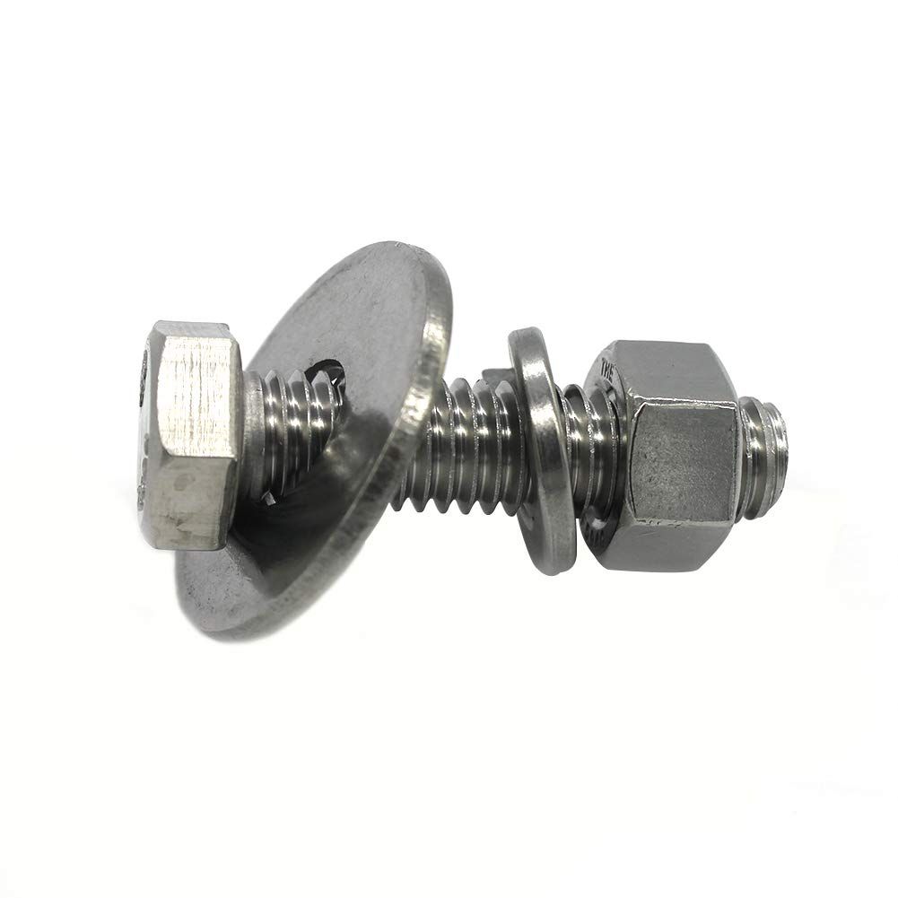 Bolt & Nuts full thread HDG Gred 8.8 galvnised M12 x 30mm under head length