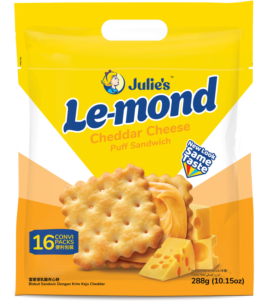 (Loose pack) Julie’s Le-mond Cheddar Cheese Puff Sandwich 288g 