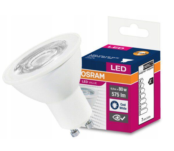 OSRAM *Osram LED Value PAR 16 GU10 LED Reflector Lamp 5 W, 4000K, Reflector shape - 4058075198616