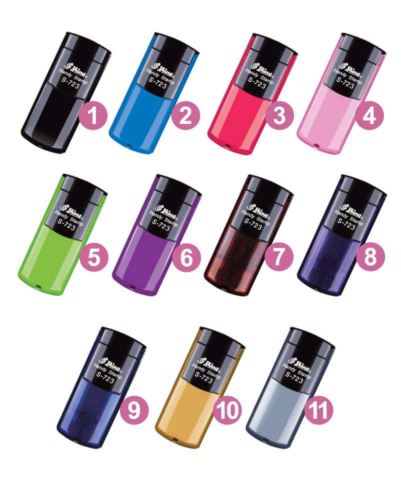 SHINY S723  SELF INKING RUBBER STAMP (S723 )  17MM X 46MM