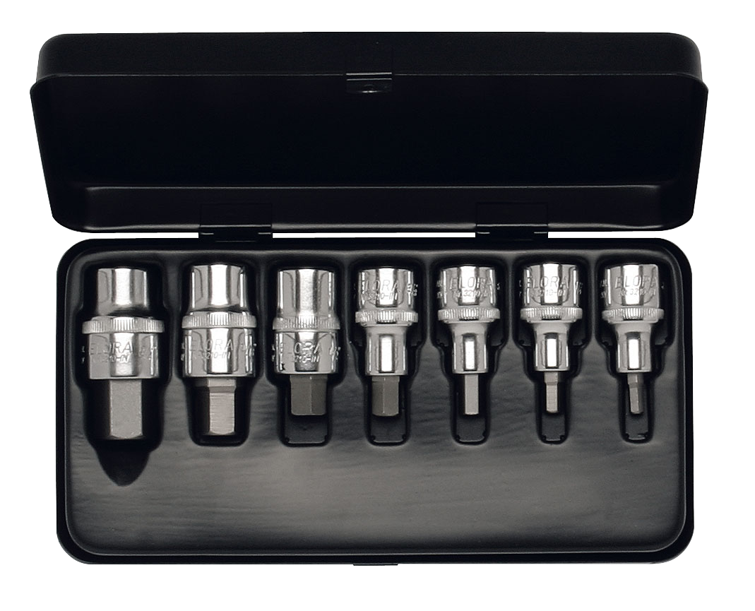 Others *Socket Set 1/2" Drive – Inside-Hexagon (AF) – Titan Finish – Model 770-INMTIN