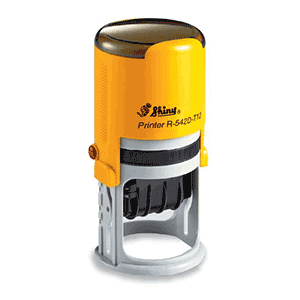 SHINY R542D ROUND DATE SELF INKING STAMP