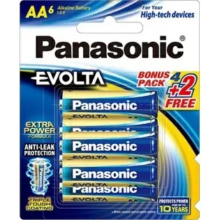 PANASONIC EVOLTA AA BATTERY (4PCS + 2 PCS)