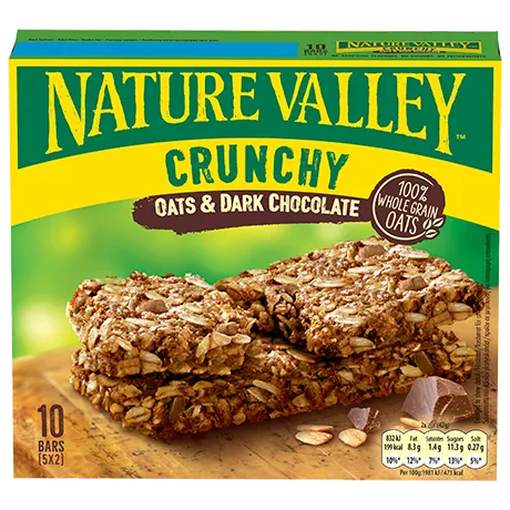 Nature Valley Crunchy Granola Bars Oats & Dark Chocolate x 12