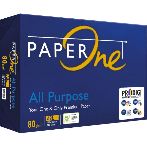 A3 (297 X 420MM )80GMS PAPERONE 500S