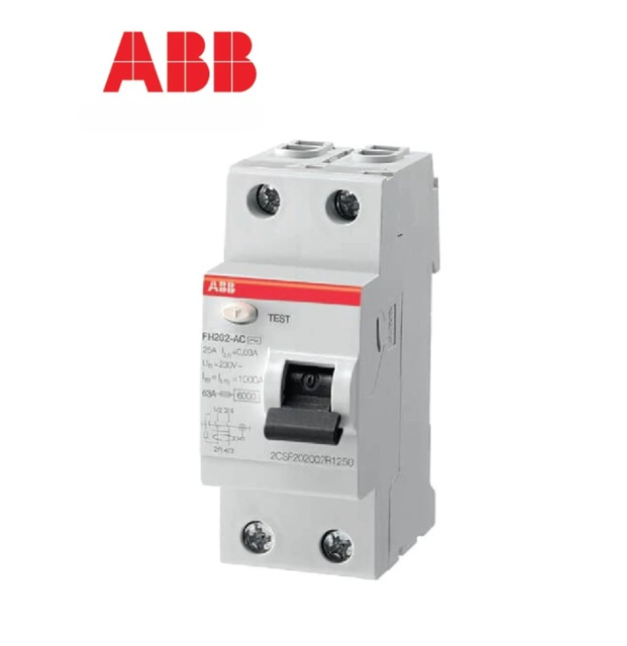 ABB RCCB/ELCB FH202 AC-63/0.03 (30MA) / 2 POLE (2P)