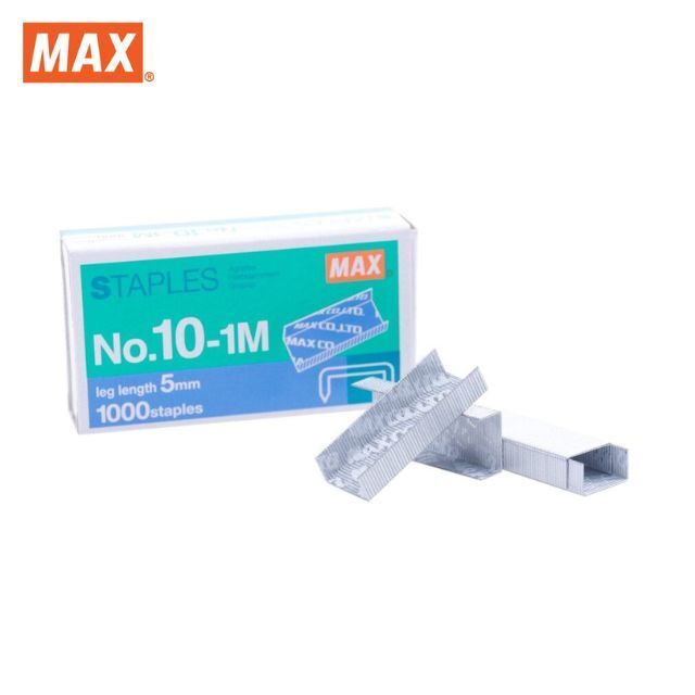 MAX STAPLES NO.10-1M / Max / Staples/ NO.10-1M / Bullet Staples / Ubat Staples / Stapler / Refill Stapler / BOX