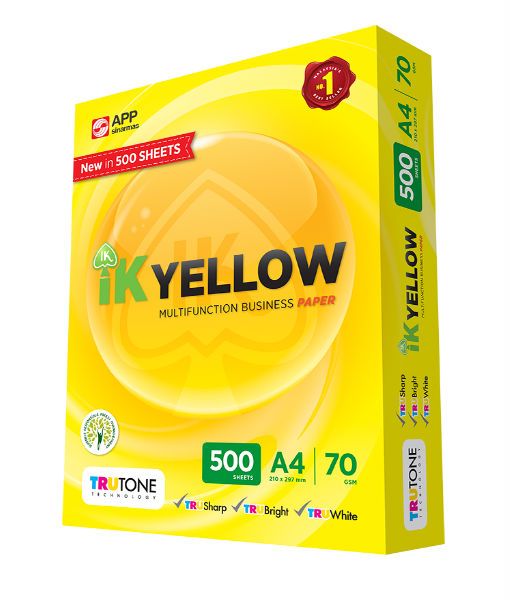 70GSM A4 PAPER IKPP 8.26'' X 11.69'' (500 ' S/PKT)