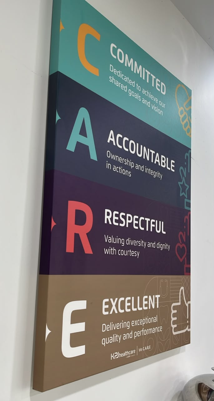 CANVAS FRAME (4 IN 1 - KPJ SHARED VALUES)