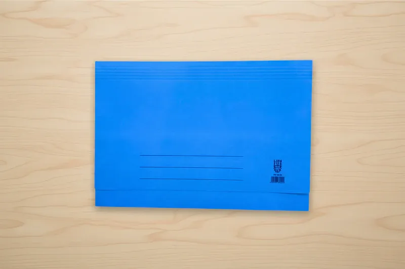 Others LION Pocket File Manila Card blue