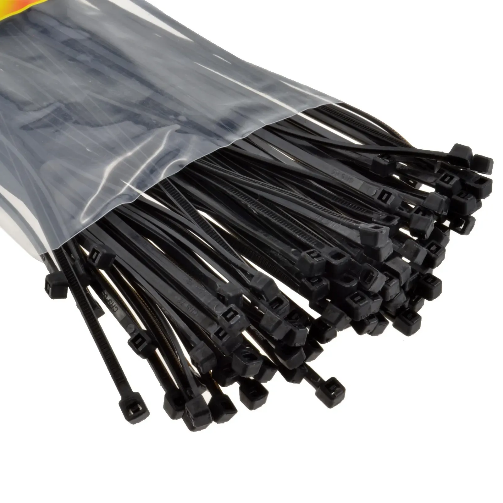 Others *3M Cable Tie, Cable Tray Cable Tie, 200mm x 2.5 mm, Black Nylon, Pk-100