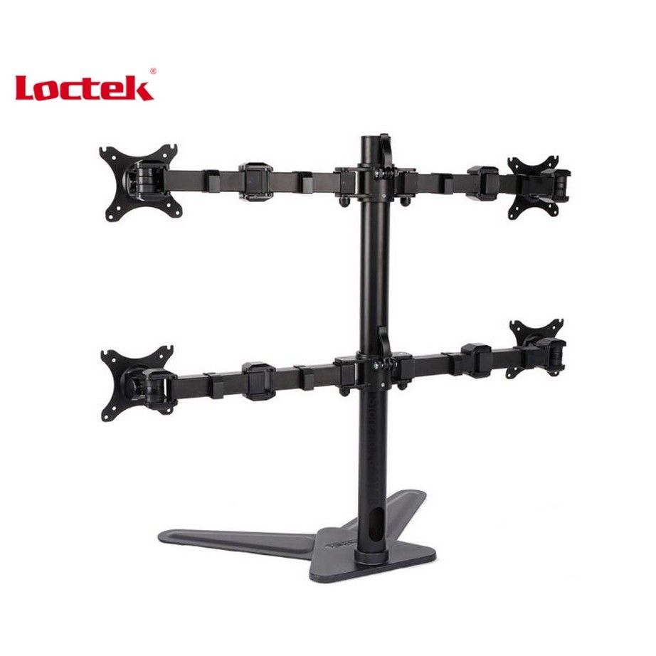 MONITOR ARM LOCTEK QUAD(ACCLOCTD2QDPYM) MONITOR DESKTOP MOUNT WITH STAND 10"-3-"(D2Q)