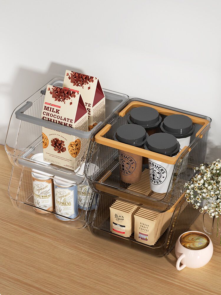 Others *Creative pantry room dispenser/storage box for coffee sachet/cup/straw and etc