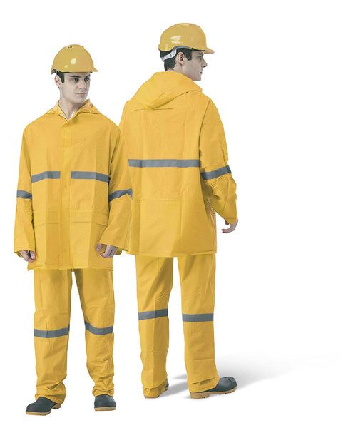 Proguard Heavy Duty Visibility Rainsuit with High Reflective Strip