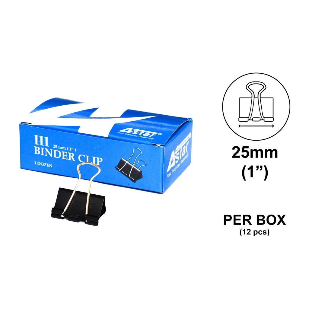 Double Clip 25mm (12pcs/Box)
