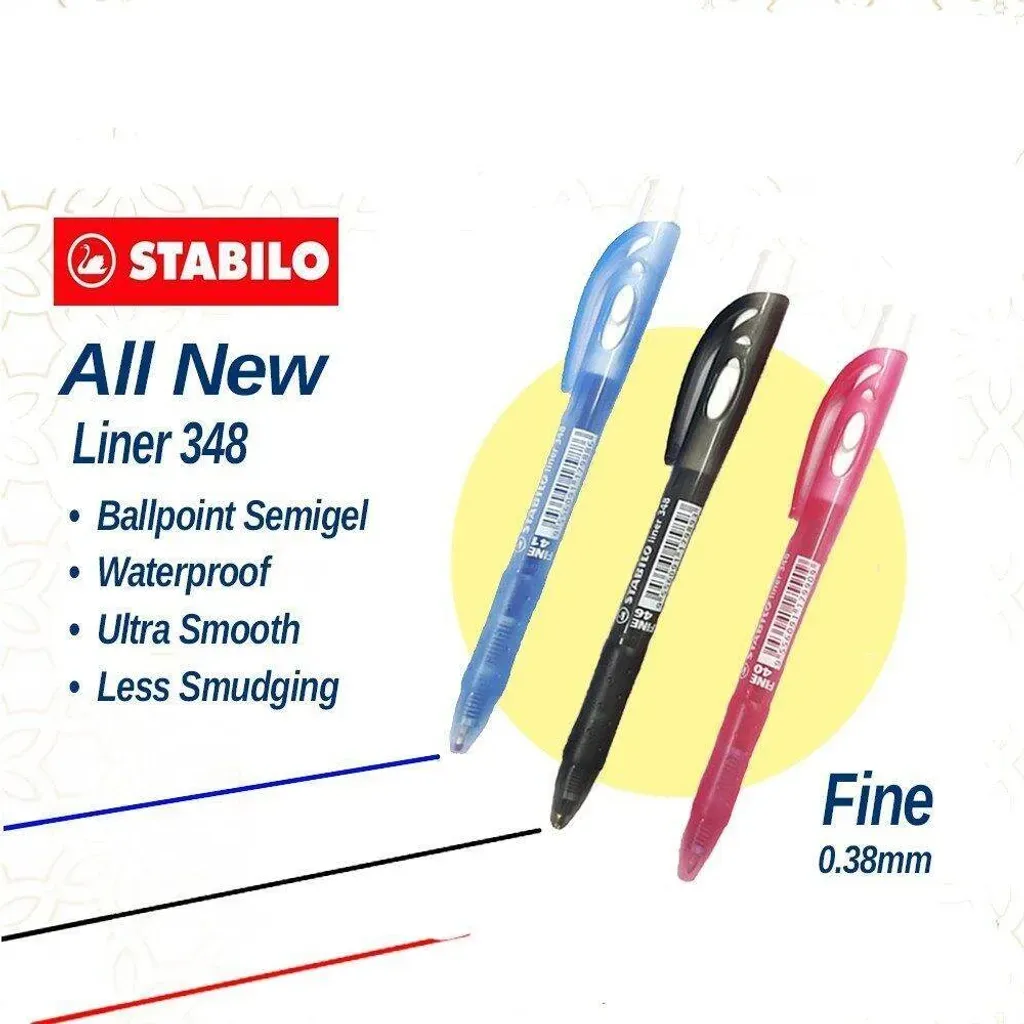 QP STABILO 348 EXTRA-FINE BALL PEN