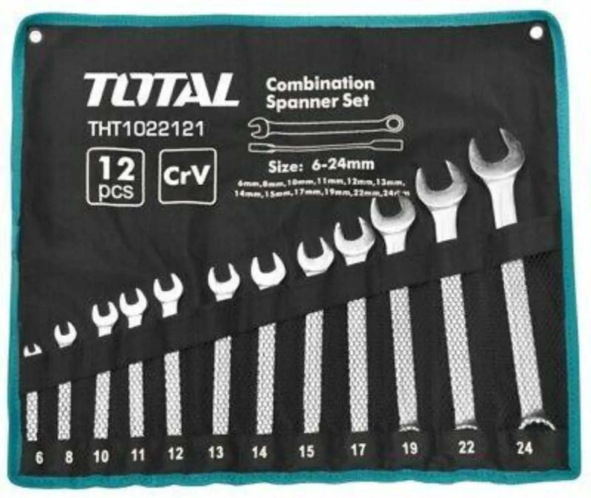 Others *TOTAL THT1022121 12pcs (6-24mm) Combination Spanner Set