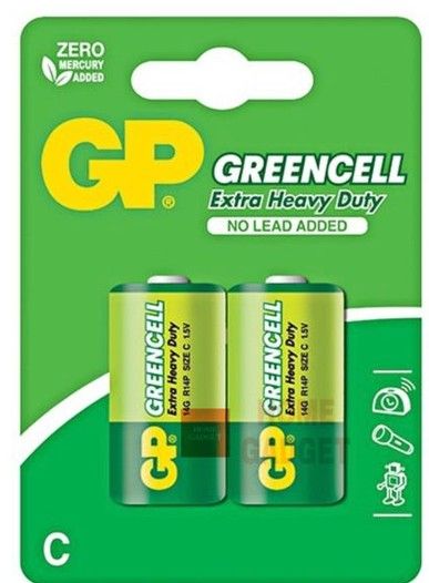 SE SETIA ELECTRIC GP GREEN CELL SIZE C C2 2PCS