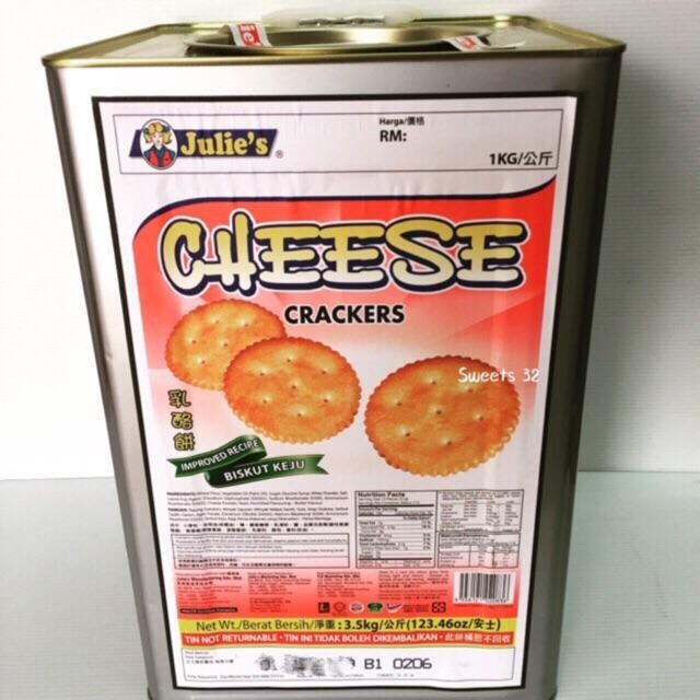 Keropok Topi Keju 3.5kg (Tin)