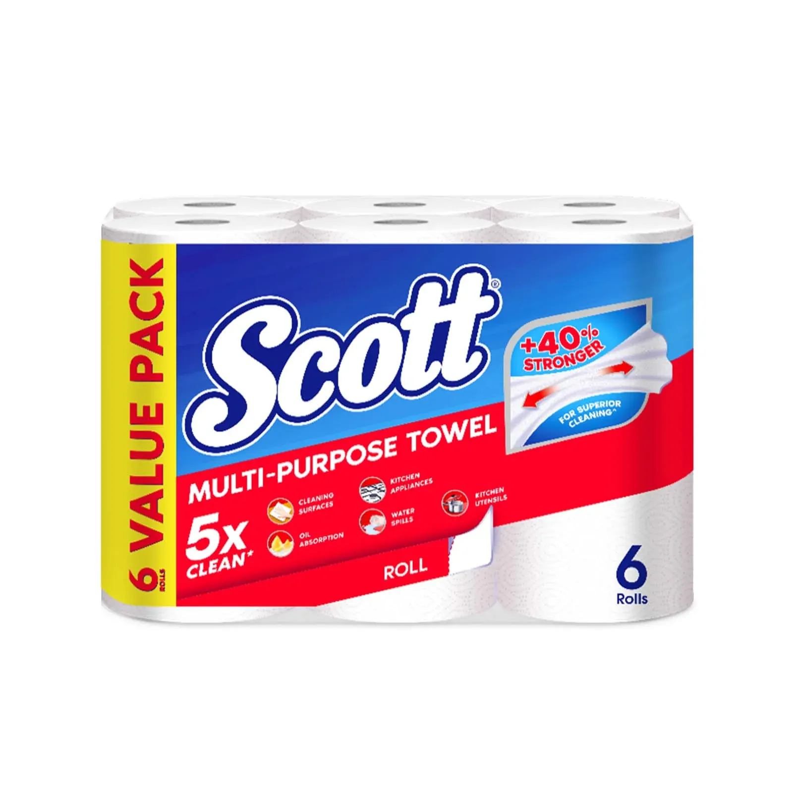Scott Disposable Kitchen Towel 6 rolls