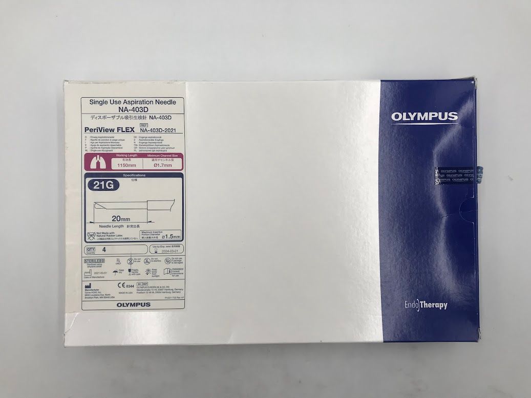 OLYMPUS NA-403D-2021 PERIVIEW FLEX SINGLE USE ASPIRATION NEEDLE
