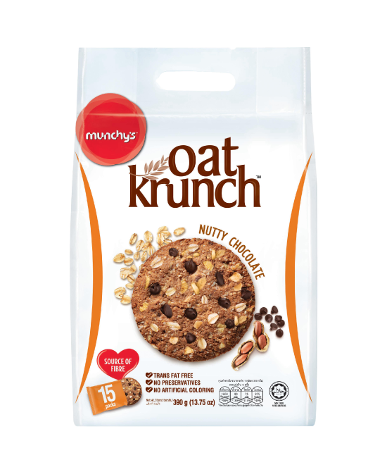 Munchy’s Oat Krunch Nutty Chocolate 12 Pack x 390g